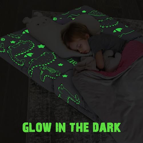 MeMoreCool Foldable Floor Mattress for Kids Toddler Nap Mat, Glow 63x26 Inch L381769
