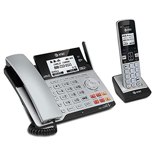 AT&T TL86103 2-Line Corded/Cordless Phone for Small Business with Answering Machine Q761502
