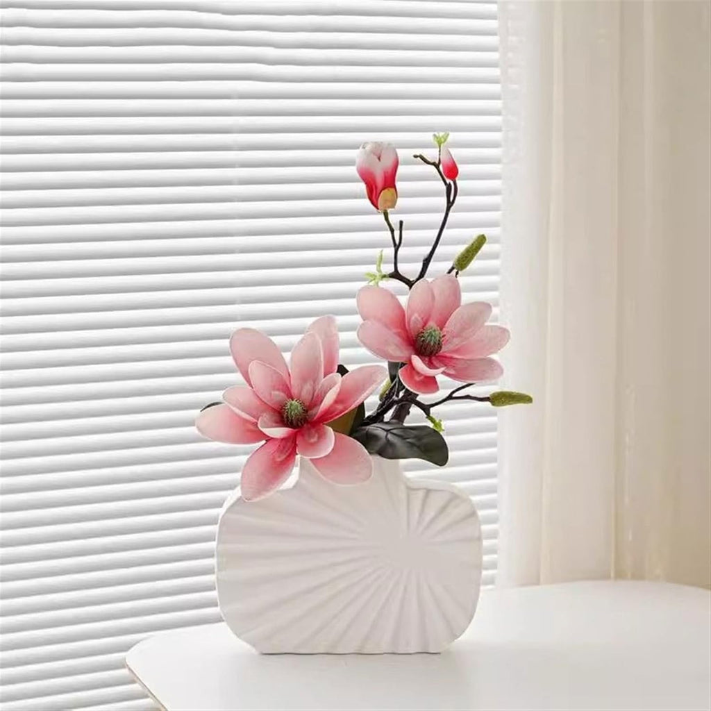 Artificial Magnolia Flower Arrangement for Living Room Decor M5356