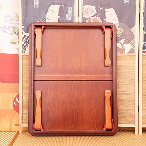 Folding Table Korean Solid Wood Dining Table for Tatami Bay Window Tea House R46685