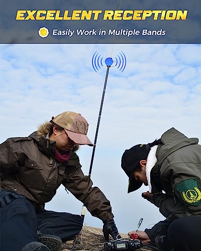 PAC-12 HF Vertical Antenna for Ham Radio 7MHz-50MHz with Slide Regulator Z882245