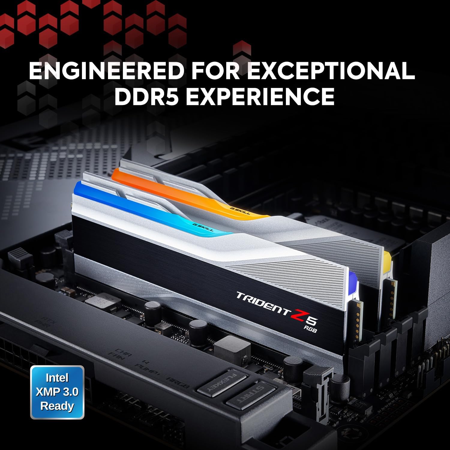 G.SKILL Trident Z5 RGB DDR5 RAM 32GB (2x16GB) 6000MT/s CL32 Desktop Memory Q417