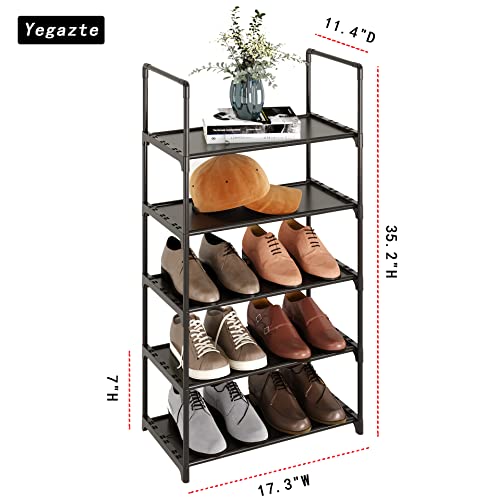 10-Tier Large Shoe Rack Storage Organizer for Entryway, Hallway and Closet (White) S7841
