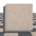 12" x 12" Dark Grey 12 Pack Commercial Carpet Self Adhesive Carpet Floor Peel Tile Square Peel and Stick Carpet Floor Tiles for Kitchen Dining Room Home Furnishings Floor