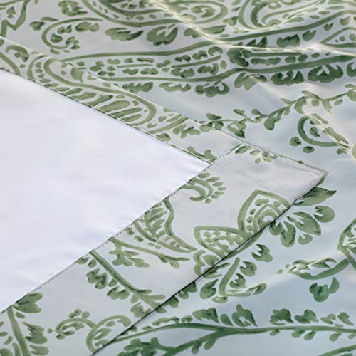 HPD Half Price Drapes Printed Room Darkening Curtains 50 x 63, Tea Time China Blue H354