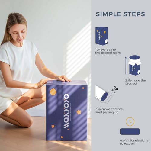 MAXYOYO Bohemian Floor Bed Futon Mattress, Foldable for Adults P770