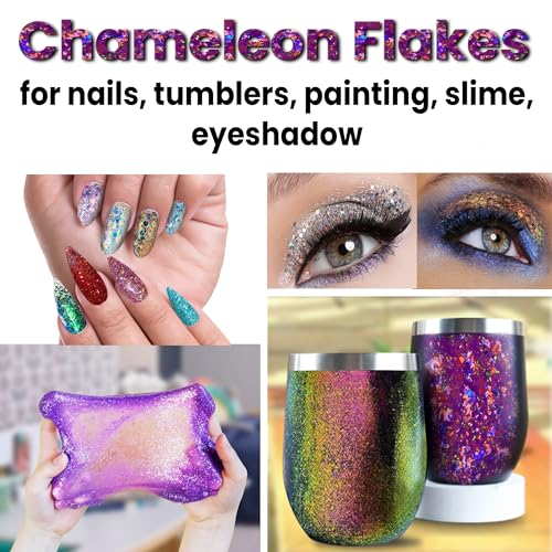 Chameleon Flakes Color Shift Mica Pigment Powder for Epoxy Resin K8972