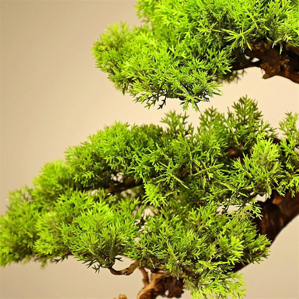 Artificial Bonsai Tree Fake Green Plant Potted Office Decoration B101450