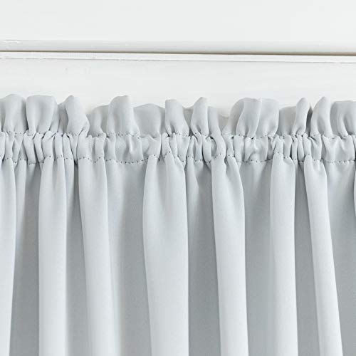 Patio Sliding Door Curtains for French Door, Blackout Drapes, 54W x 72L, Deep Red O100