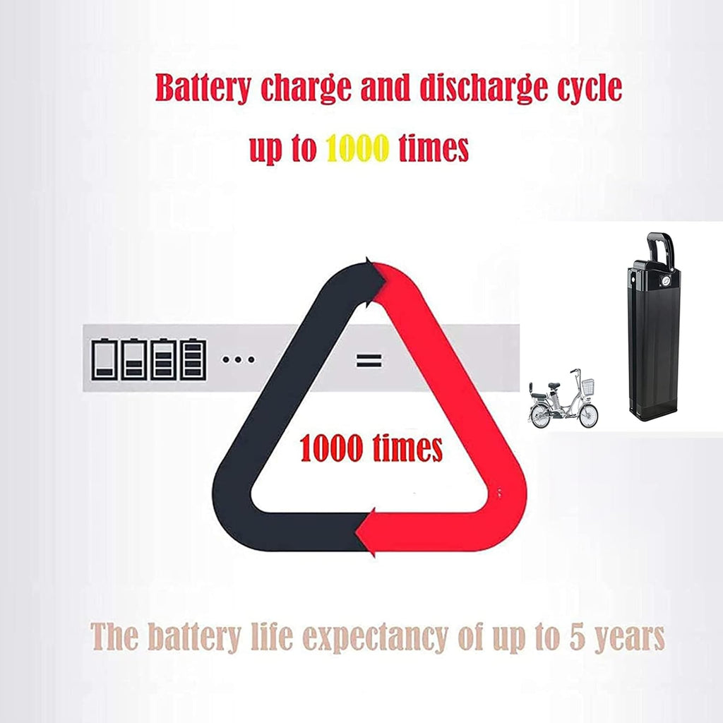 36V 20Ah Lithium Ion Ebike Battery Pack with Charger M106