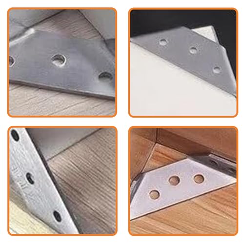 20Pack Furniture Corner Braces Connector with Screws and Screwdriver O297