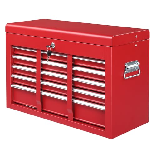 Winado 24" Portable Tool Box, 5 Drawers, Lockable Metal Tool Chest S57529