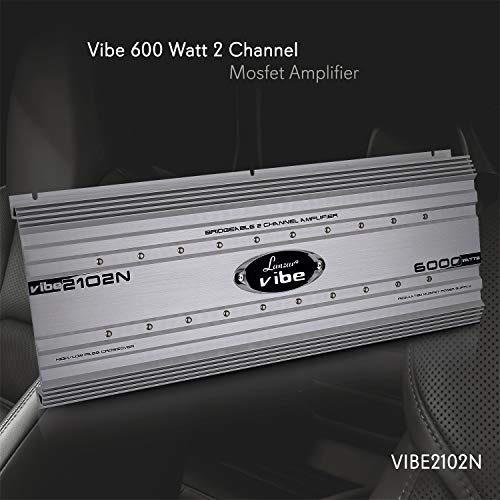Lanzar 2 Channel Car Stereo Amplifier 6000 Watt VIBE2102N F9109
