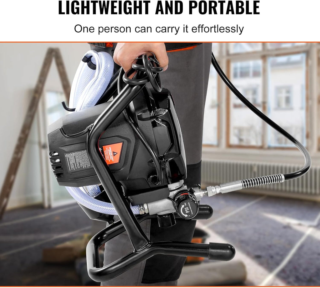 VEVOR Stand Airless Paint Sprayer 3000PSI Electric Handheld K3049