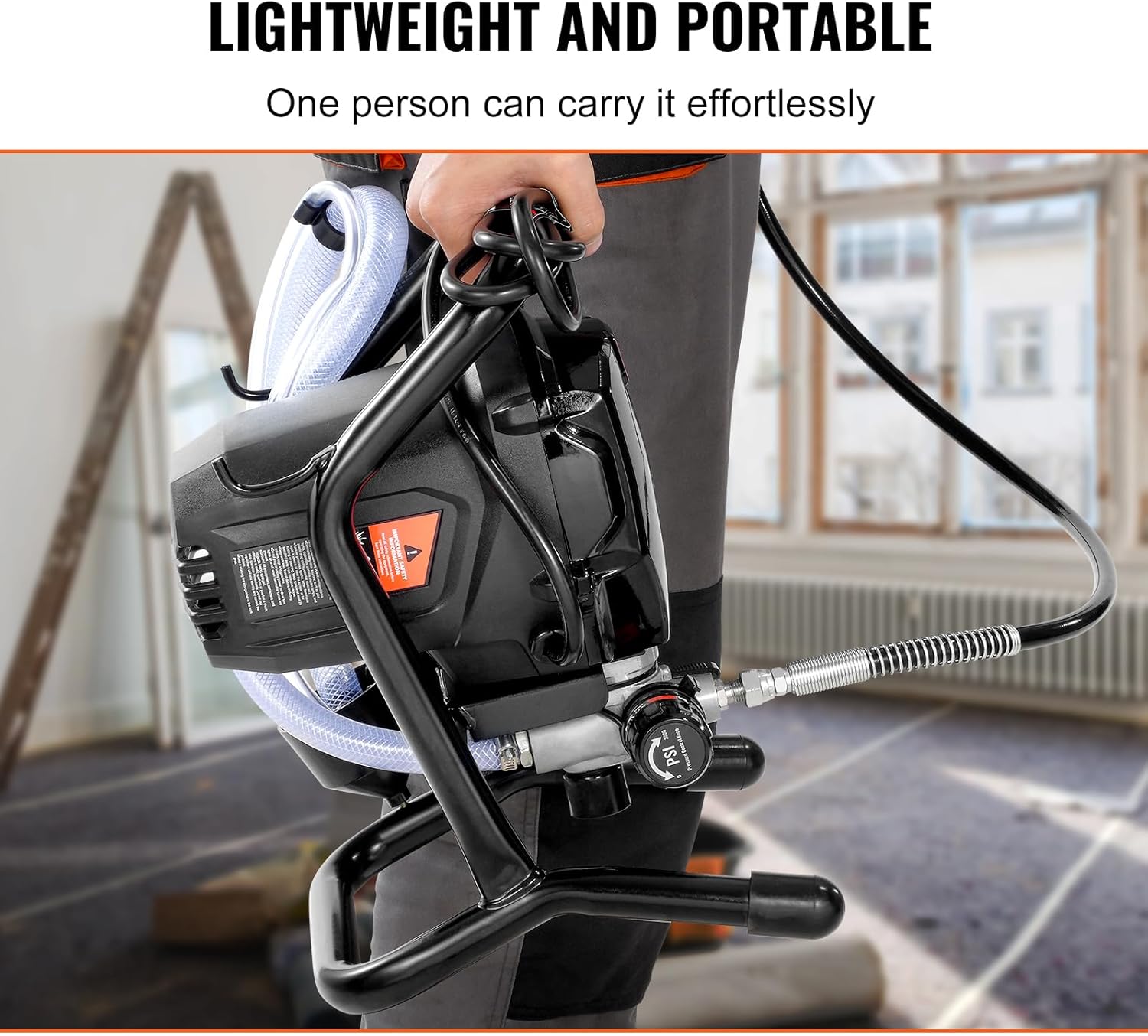 VEVOR Stand Airless Paint Sprayer 3000PSI Electric Handheld K3049