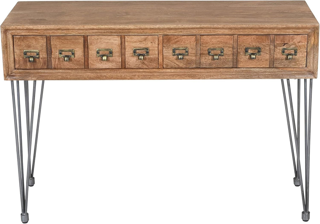 Jofran Inc. American Vintage Solid Wood Console Table with Apothecary Drawers