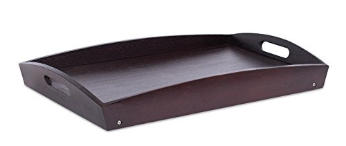 BirdRock Home Bamboo Bed Tray with Folding Legs, Walnut Q61664