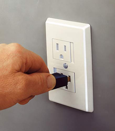 Mommy's Helper Safe Plate Self Closing Electrical Outlet Covers, White F2756