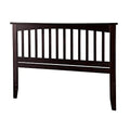 AFI Mission Full Size Headboard with Attachable Charger in Walnut