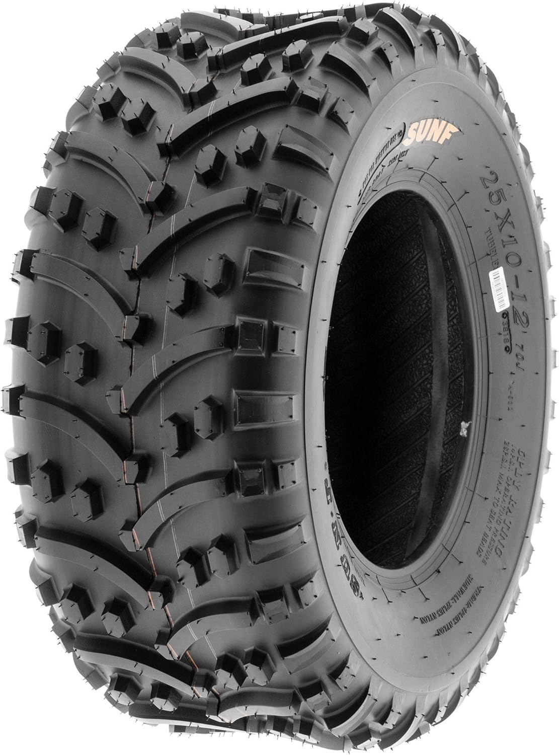 SunF 22x11-8 ATV UTV Tire Knobby Tubeless A032 - Pair of 2 U3165