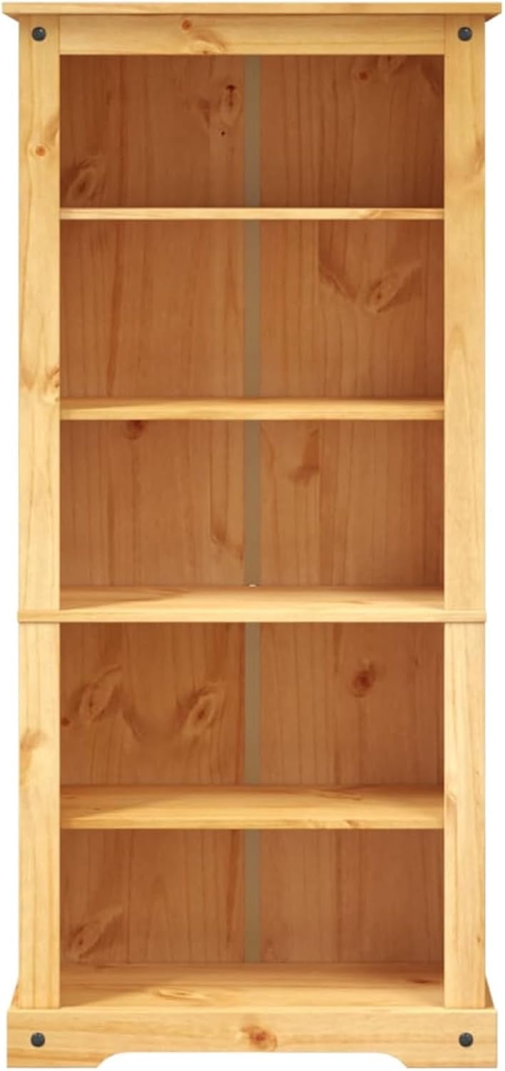 5-Tier Bookcase Office Furniture Bookshelf for Bedroom, Brown K68404