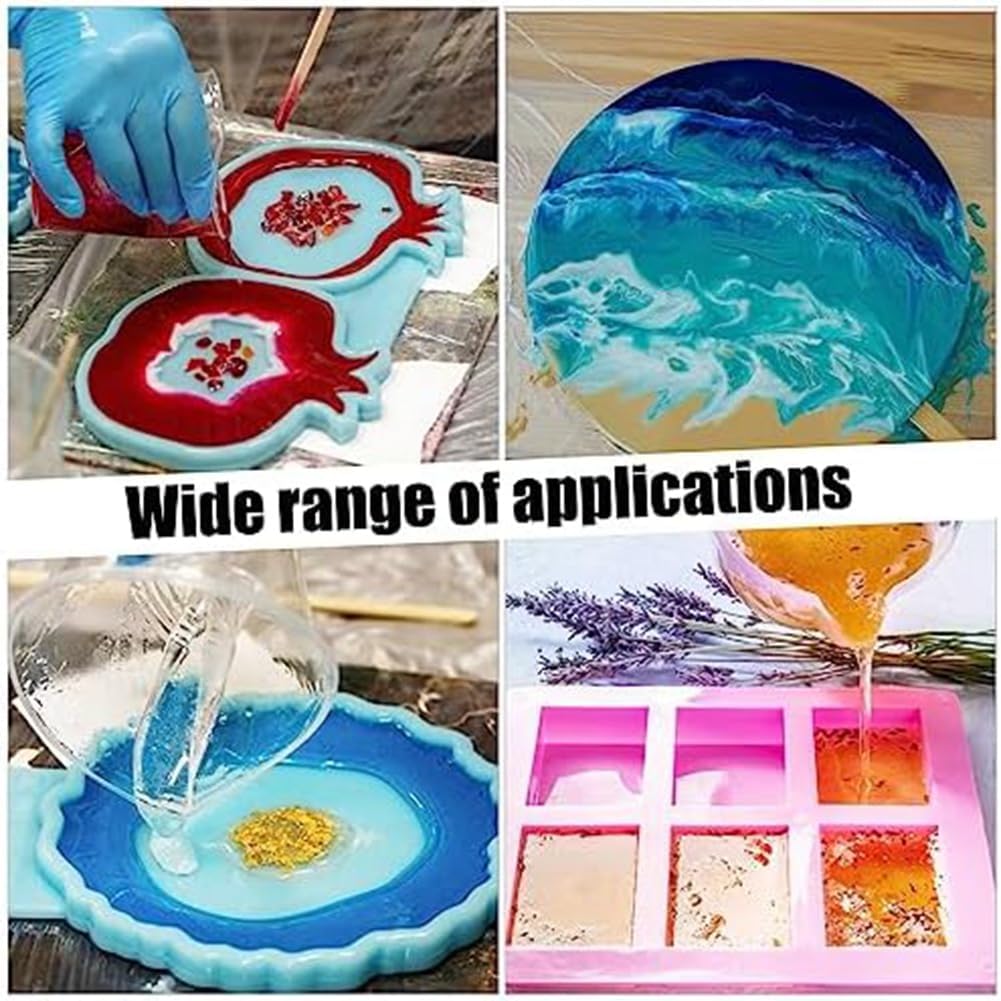 Resin Leveling Board for Epoxy Resin Crafts, Blue F71322