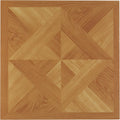 Achim Home Furnishings FTVWD202FA Parquet Tivoli 12" Vinyl Floor Tile (Pack of 25)
