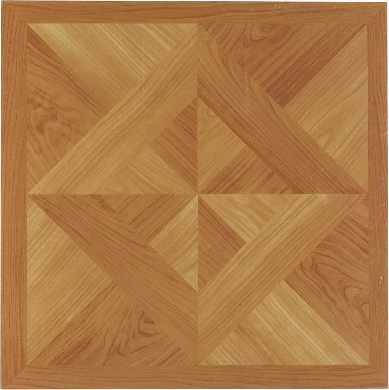 Achim Home Furnishings FTVWD202FA Parquet Tivoli 12" Vinyl Floor Tile (Pack of 25)