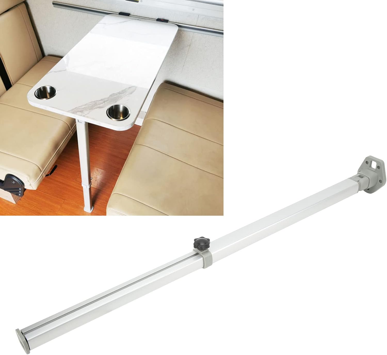 Telescopic Desk Support Leg, Folding Table Leg 560-930mm for RV Yacht Home C6347