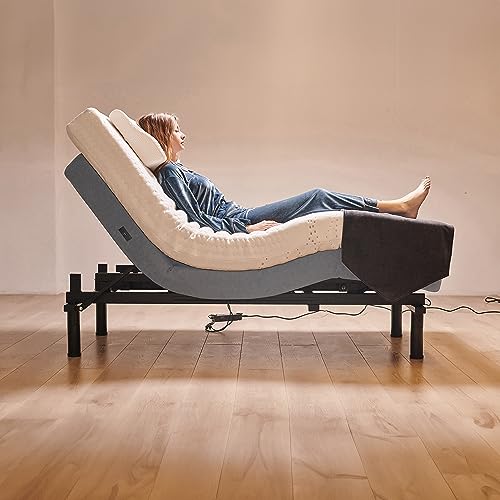 California King Adjustable Bed Base with Gel Memory Foam Mattress X959