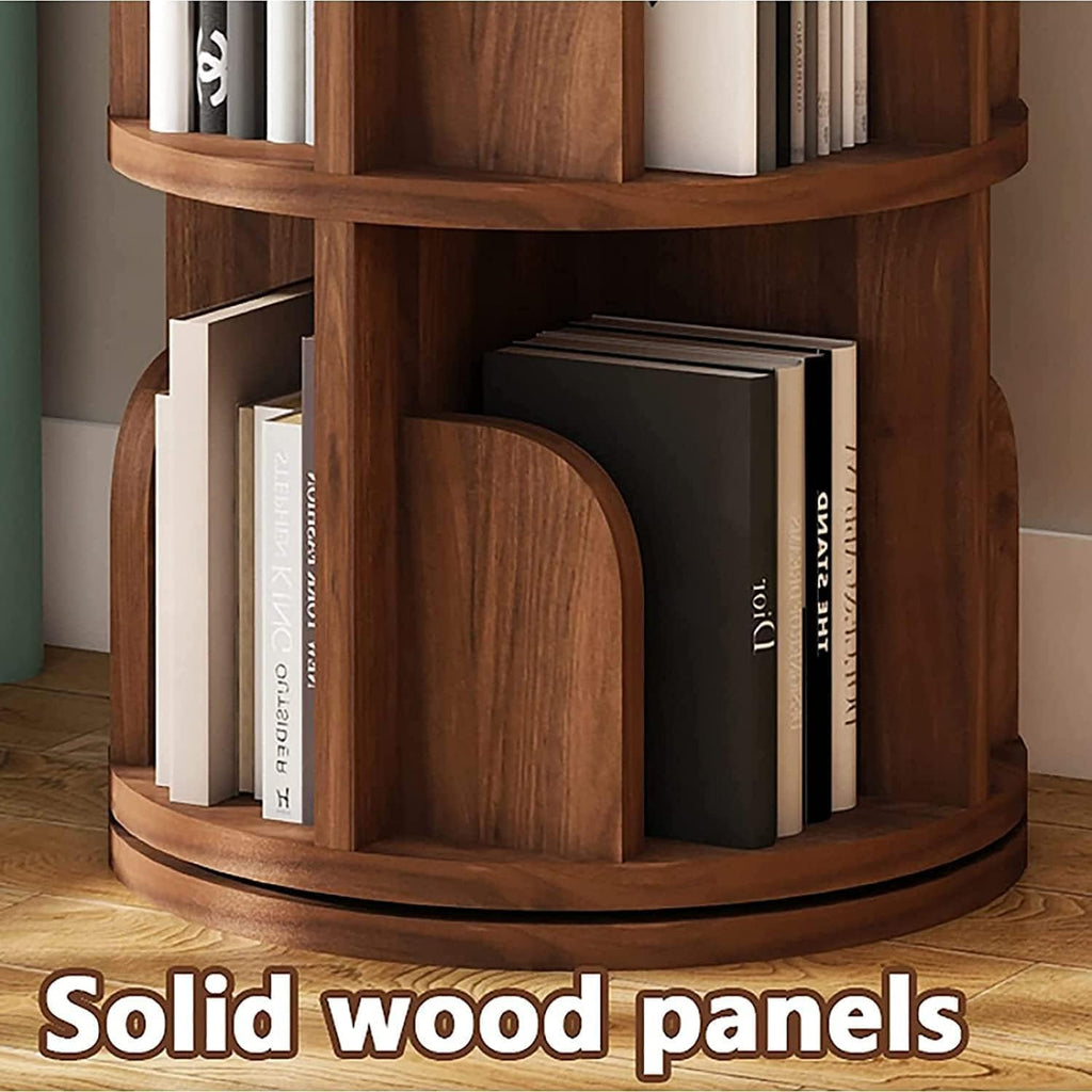 NeziH Flexible Solid Wood 5-Tier Standing Bookcase H422