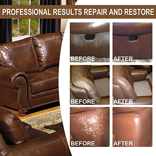 Leather Repair Gel Kit for Furniture, Sofa, Car Seats, Shoes (Black) Z8823