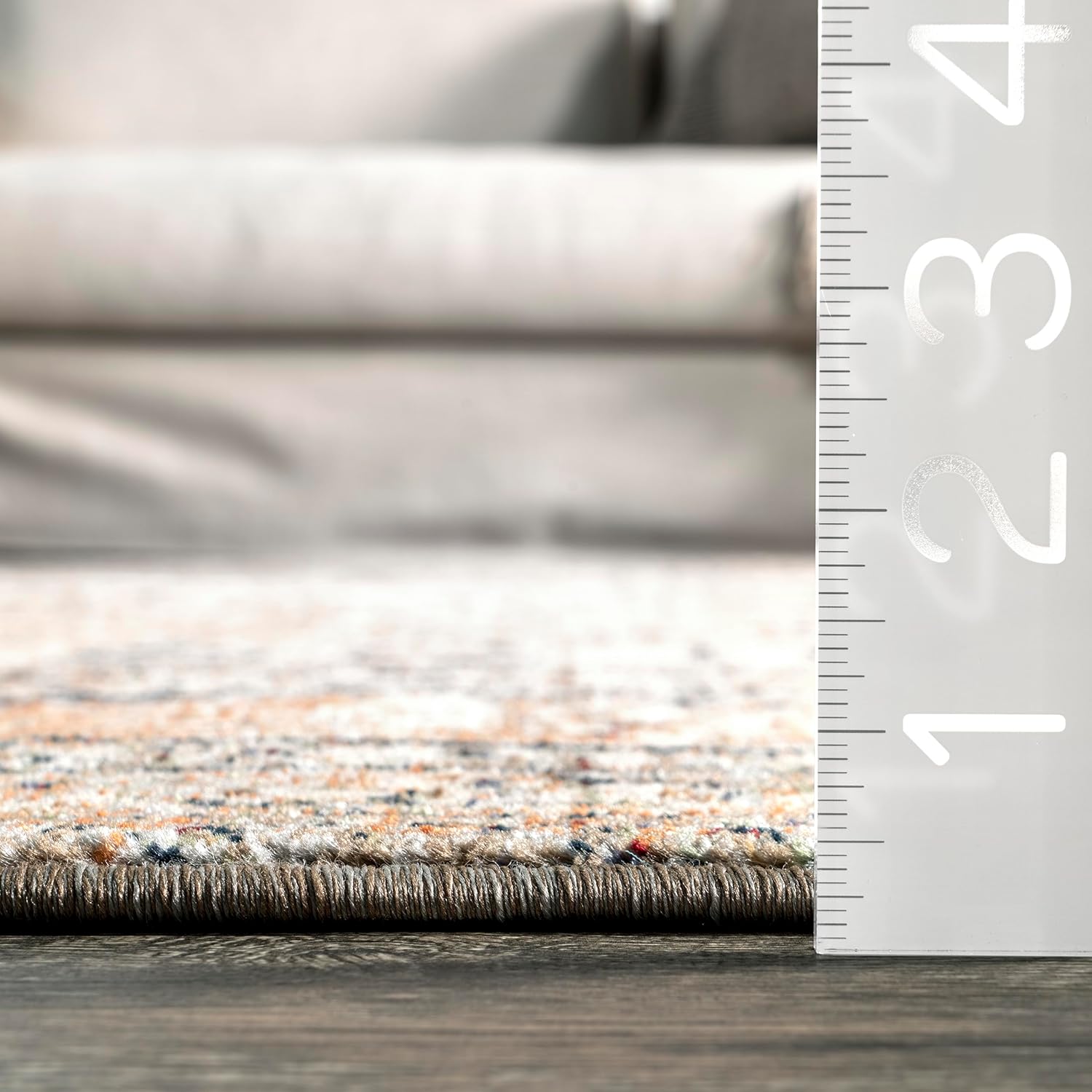 nuLOOM Fringed Performance Indoor Area Rug, 12' x 16', Charvi Z3701