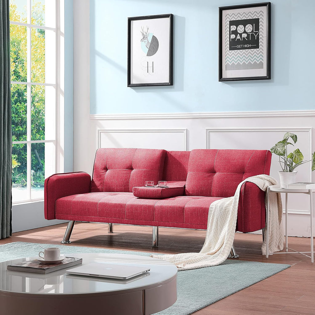 Red Sofa Bed for Living Room and Bedroom G161