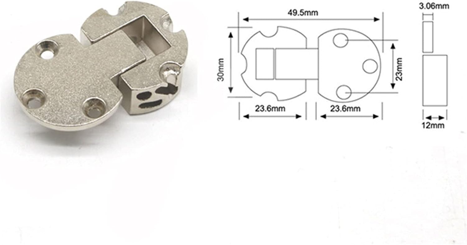 90Degree Zinc Alloy Flap Hinge for Wardrobe Folding Support E411068