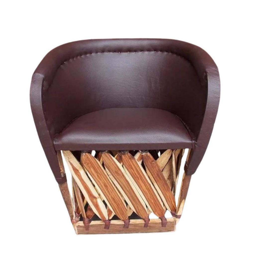 Equipal Handmade Mexican Chair Chocolate Color S34821