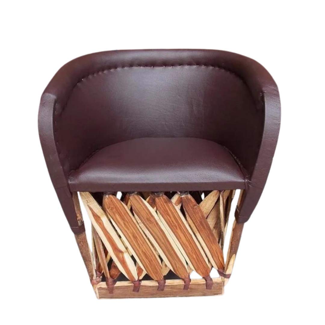 Equipal Handmade Mexican Chair Chocolate Color S34821