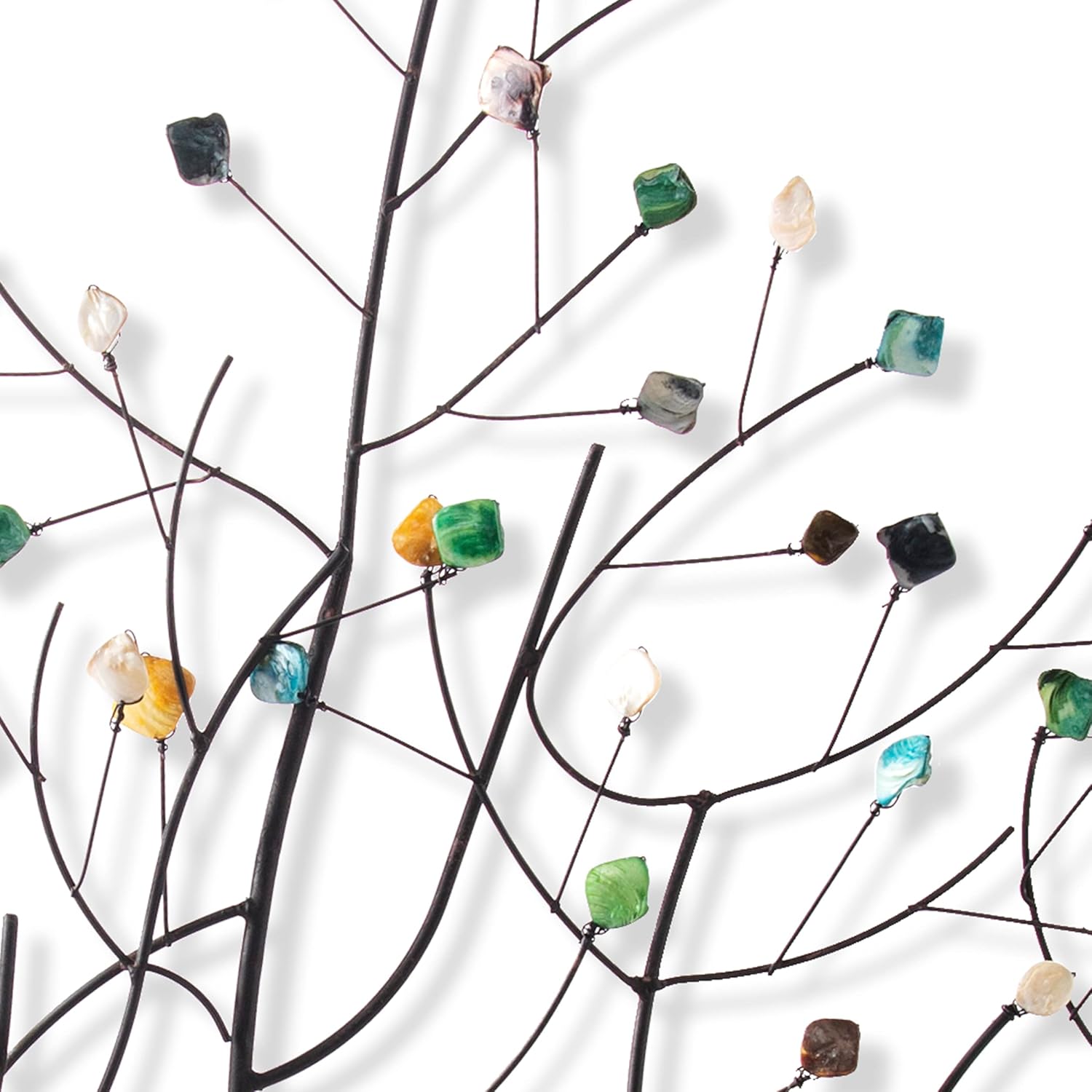 Gemstone Forest Wall Sculpture, 32.5" H x 32" W, Bronze X868