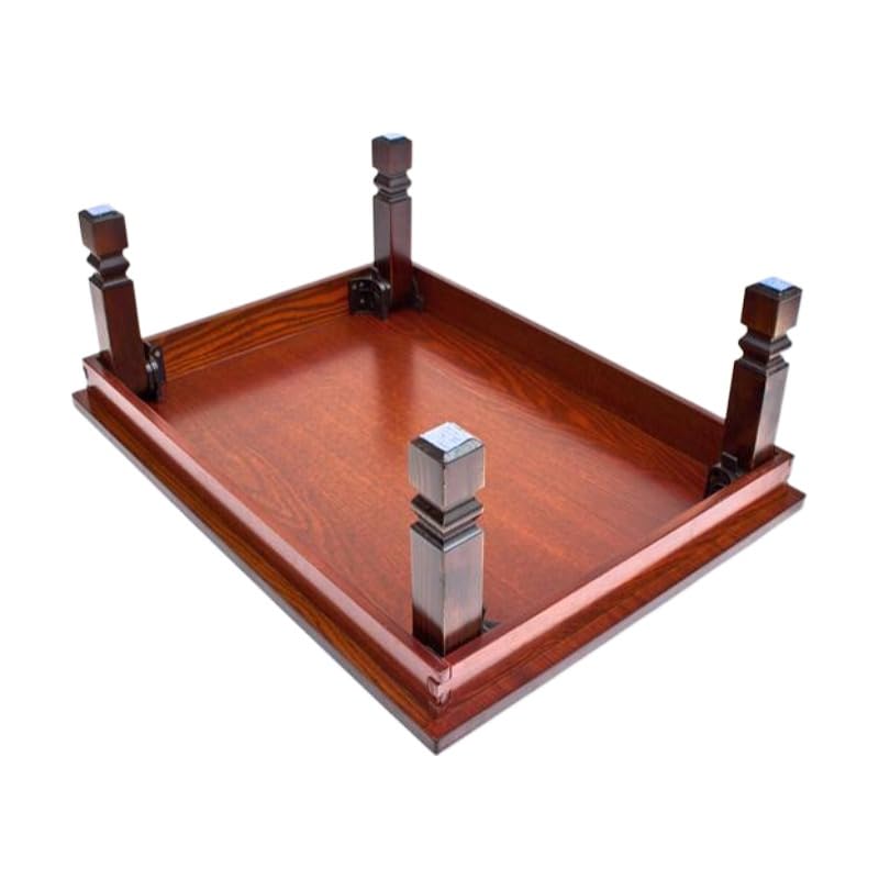 Korean Traditional Folding Leg Tea Table Wood, Brown C969