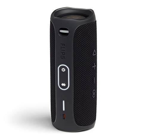 JBL Flip 5 Waterproof Portable Wireless Bluetooth Speaker with Protective Hardshell Case - Black M20350