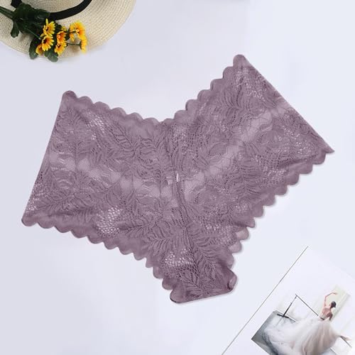 Women's High Rise Floral Lace Tanga Panties Bikini Brief R653