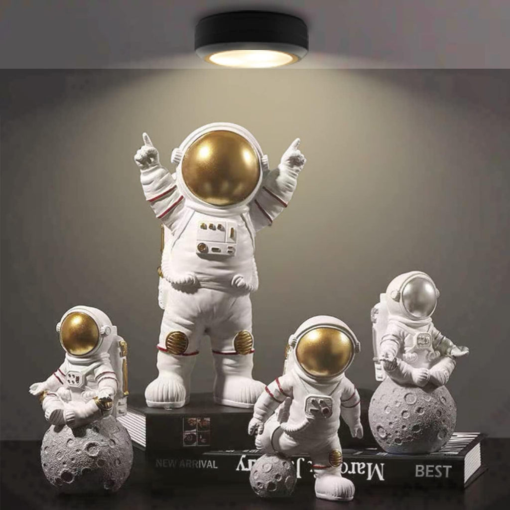 LED Puck Lights with Remote, 7 Colors, Battery Operated, Dimmable, 10 Pack I865685