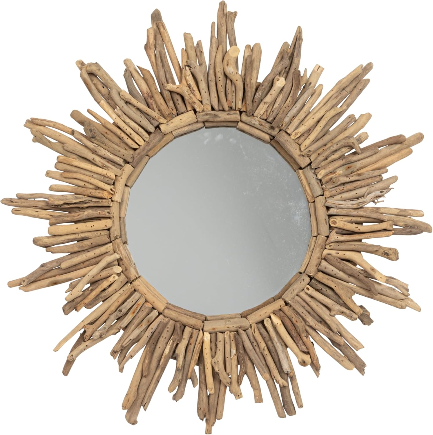 Creative Co-Op Driftwood Sunburst Mirror K197909