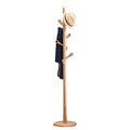 Self-supporting oak 179 cm high Home Hall Strong Coat rack Hall Tree coat rack Multicolor Vintage Style Coats Tree (Color: B)