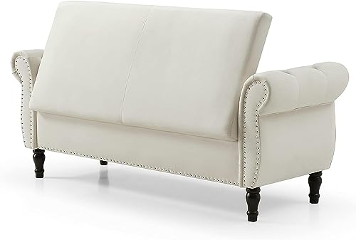 63" Button Tufted Velvet Upholstered Storage Bench & Ottoman, Grey G7109