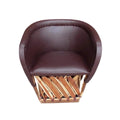 Chair Furniture Equipal Handmade By Equipales San Jose Chocolate Color Mexican Traditional Style Ideal for your home, house, garden, office, restaurant, hotel, bar, beach, living room, bedroom