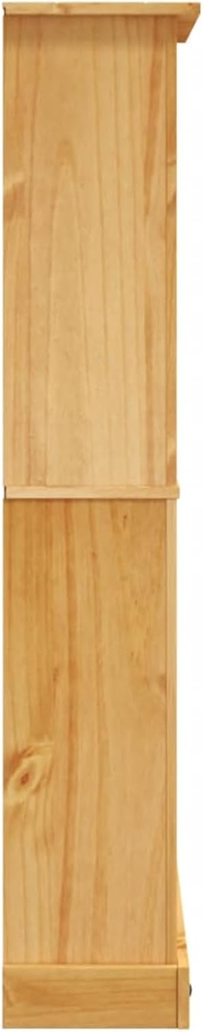 4-Tier Bookcase Office Furniture Bookshelf for Bedroom, Brown X81693