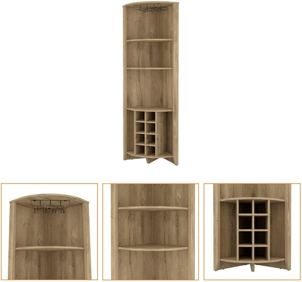 Boahaus Stanley Bar Cabinet Macadamia K4013