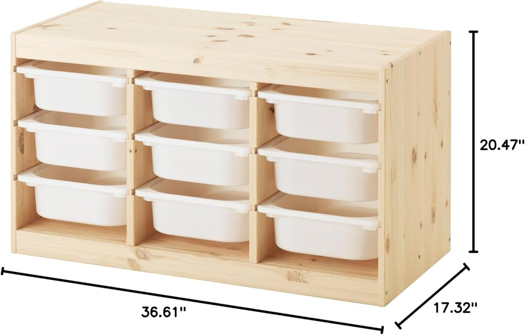 Ikea TROFAST Storage Combination with Boxes, 93x44x52 cm M563
