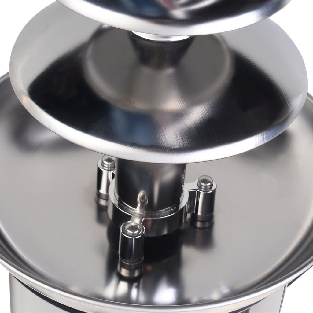 4 Tier Stainless Steel Chocolate Fondue Fountain O624390
